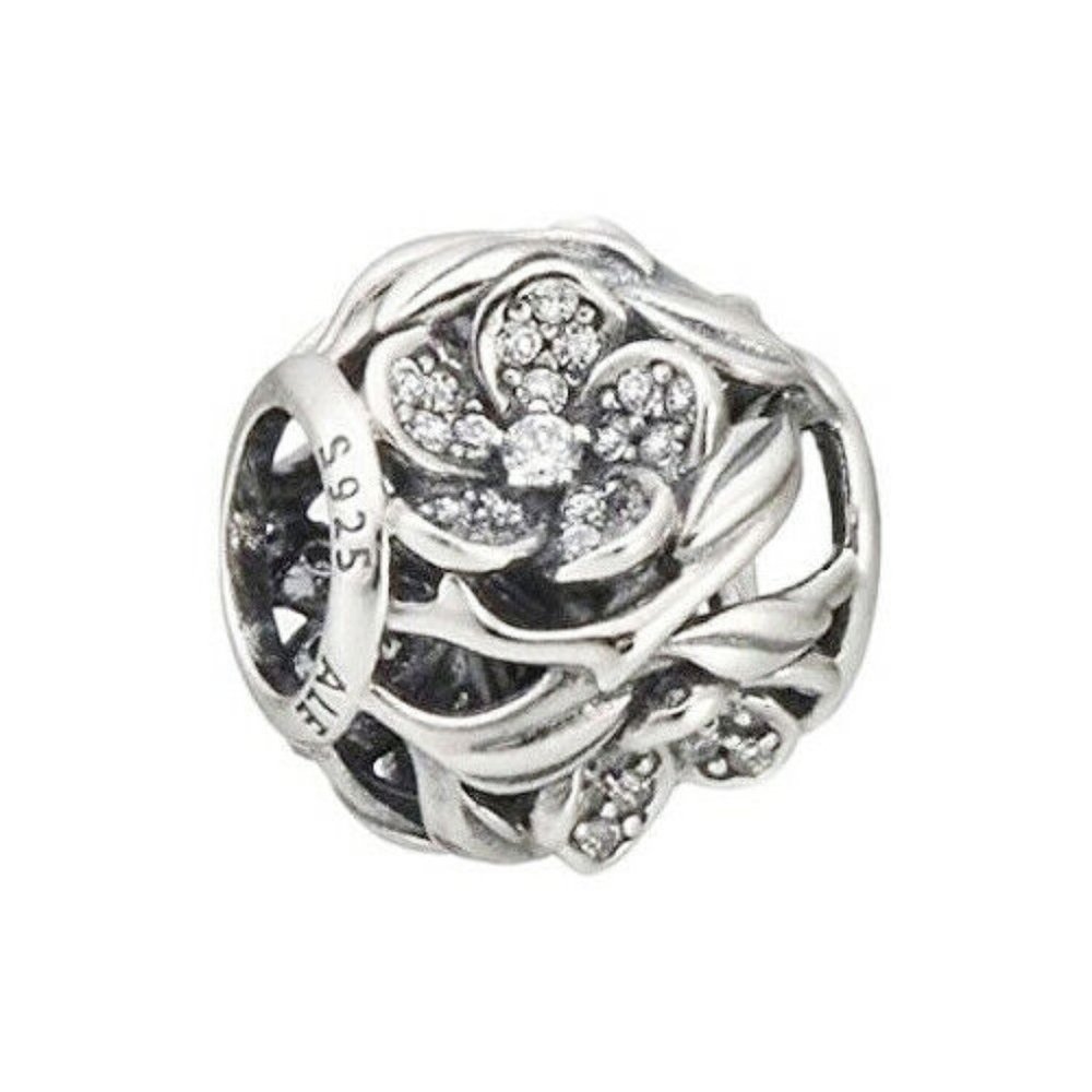 Pandora Mystic Floral Charm with Zirconia